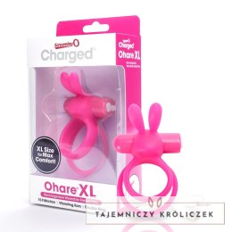 Screaming O Charged Ohare XL Pink - podwojny pierścień wibrujący, silikon The Screaming O
