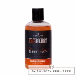Sensuva Big Flirt Pheromone Bubble Bath Lust in Paradise 237 ml - płyn z feromonami i olejkami Sensuva