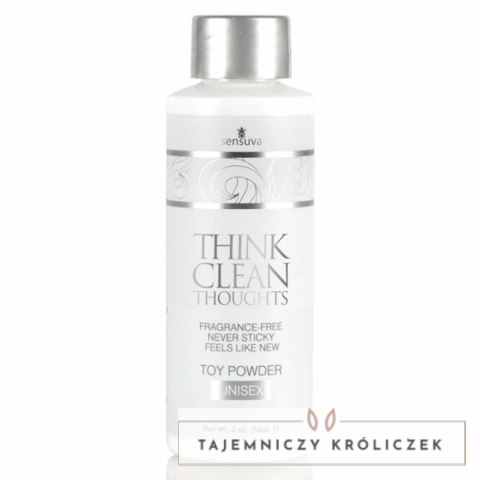 Sensuva Think Clean Thoughts Puder pielęgnacyjny do akcesoriow 56g Sensuva