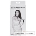 Sportsheets S&M Fishnet Collar & Leash siateczkowy zestaw z regulacją Sex&Mischief