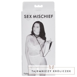 Sportsheets S&M Fishnet Collar & Leash siateczkowy zestaw z regulacją Sex&Mischief
