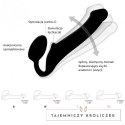 Strap-On-Me Bendable Black M - Model anatomiczny bez paska, silikonowy Strap-On-Me