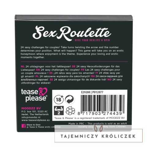 Tease and Please Gra partnerska Love & Marriage wielojęzykowa 24 zadania Tease & Please