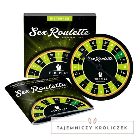 Tease and Please Sex Roulette Foreplay - gra planszowa dla par, 24 wyzwania Tease & Please