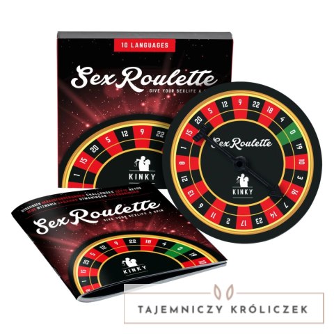 Tease and Please Sex Roulette Kinky gra planszowa wielojęzyczna Tease & Please