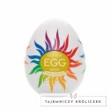 Tenga Egg Shiny Pride Edition - elastyczna nakładka intymna, 1 szt. Tenga