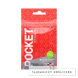 Tenga Pocket Block Edge - kompaktowa maszyna intymna do podroży Tenga