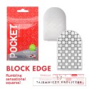 Tenga Pocket Block Edge - kompaktowa maszyna intymna do podroży Tenga