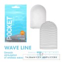Tenga Pocket Stroker Wave Line - kompaktowy model podrożny elastyczny Tenga