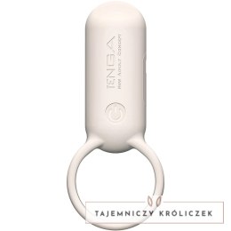 Tenga SVR Smart Vibe Ring Sand Beige - silikonowy pierścień wibrujący USB Tenga