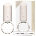 Tenga SVR Smart Vibe Ring Sand Beige - silikonowy pierścień wibrujący USB Tenga