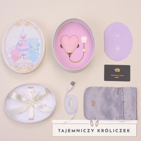 ZALO Baby Heart Berry Violet masażer relaksujący z aplikacją Bluetooth Zalo