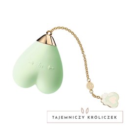 ZALO Baby Heart Melon Green masażer punktowy, silikonowy, Bluetooth Zalo