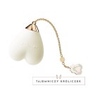 ZALO Baby Heart Vanilla White masażer z aplikacją, silikon Softek, 8 trybow Zalo