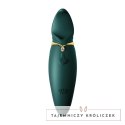 ZALO Hero Jewel Green - masażer pulsacyjny z kryształem, zielony Zalo
