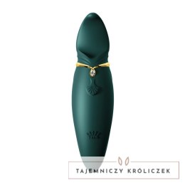 ZALO Hero Jewel Green - masażer pulsacyjny z kryształem, zielony Zalo