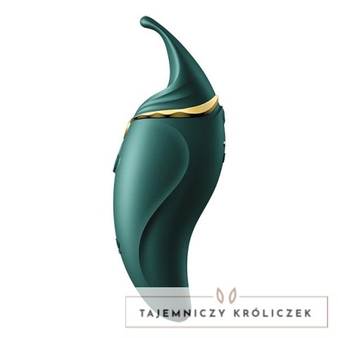 ZALO Hero Jewel Green - masażer pulsacyjny z kryształem, zielony Zalo