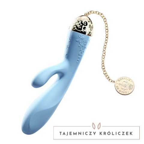 ZALO Rosalie Royal Blue - elegancki model z 24K złotem, Bluetooth, 20 cm Zalo