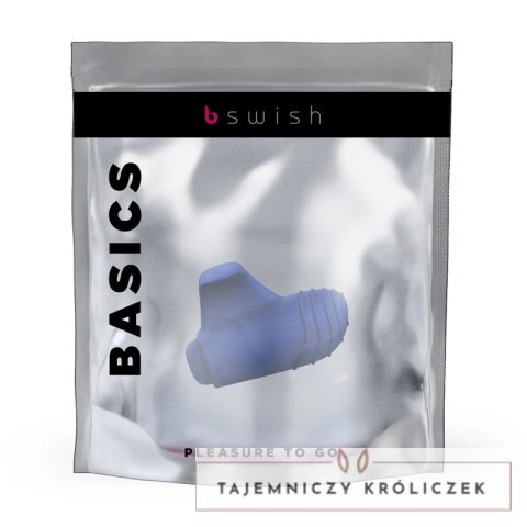B Swish bteased Basic Denim - nakładka wibrująca na palec, silikonowa B Swish