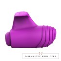 B Swish bteased Basic Orchid - stymulator palcowy, 5 trybow, silikon B Swish
