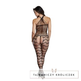 Baci Bodystocking Criss Cross, siateczkowy, wycięcie w kroku, uniwersalny Baci Lingerie