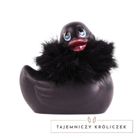 Big Teaze Toys I Rub My Duckie 2.0 Paris Black - wodoodporny masażer 7 trybow Big Teaze Toys
