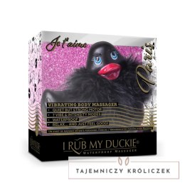 Big Teaze Toys I Rub My Duckie 2.0 Paris Black - wodoodporny masażer 7 trybow Big Teaze Toys
