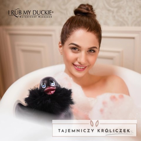 Big Teaze Toys I Rub My Duckie 2.0 Paris Black - wodoodporny masażer 7 trybow Big Teaze Toys