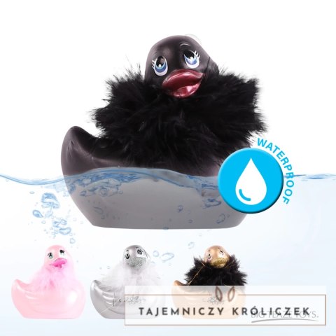 Big Teaze Toys I Rub My Duckie 2.0 Paris Black - wodoodporny masażer 7 trybow Big Teaze Toys