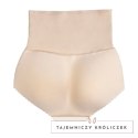 Bye Bra Padded Panties L Majtki modelujące z pianką Nude wysoki stan Bye Bra