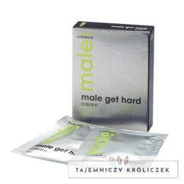 Cobeco Male Get Hard krem intymny w saszetkach 6x4 ml wygodne opakowanie Male!
