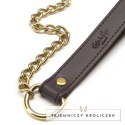 Coco de Mer Leather Lead brązowa smycz z naturalnej skory 109 cm Coco de Mer