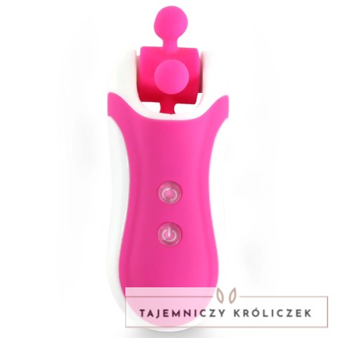 FeelzToys Clitella Pink - Kompaktowy stymulator z wymiennymi końcowkami FeelzToys
