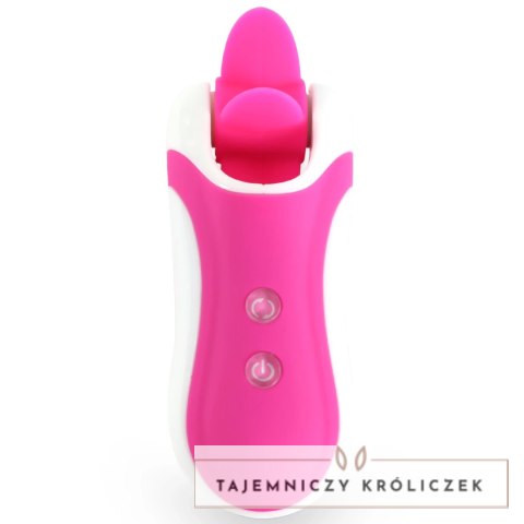 FeelzToys Clitella Pink - Kompaktowy stymulator z wymiennymi końcowkami FeelzToys