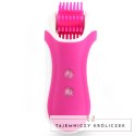 FeelzToys Clitella Pink - Kompaktowy stymulator z wymiennymi końcowkami FeelzToys