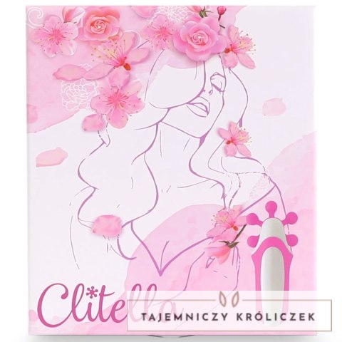 FeelzToys Clitella Pink - Kompaktowy stymulator z wymiennymi końcowkami FeelzToys