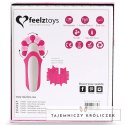 FeelzToys Clitella Pink - Kompaktowy stymulator z wymiennymi końcowkami FeelzToys