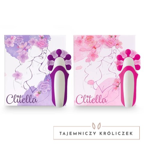 FeelzToys Clitella Pink - Kompaktowy stymulator z wymiennymi końcowkami FeelzToys