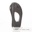Hot Octopuss Atom Plus Black - pierścień wibrujący, podwojny silnik, czarny Hot Octopuss