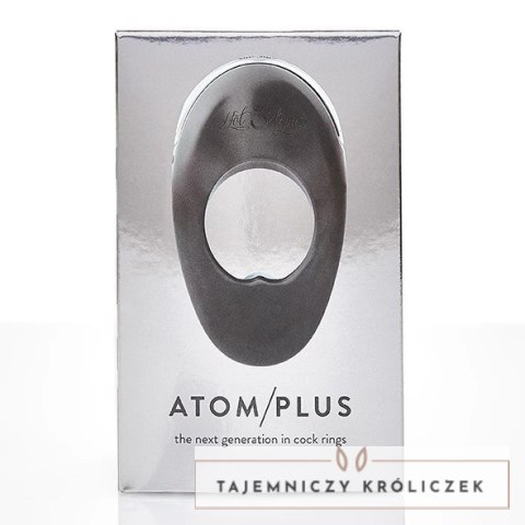 Hot Octopuss Atom Plus Black - pierścień wibrujący, podwojny silnik, czarny Hot Octopuss