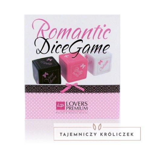 LoversPremium Dice Game Romantic - Zestaw Kości do Gry, 3 sztuki LoversPremium