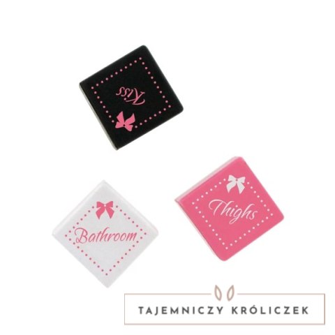 LoversPremium Dice Game Romantic - Zestaw Kości do Gry, 3 sztuki LoversPremium