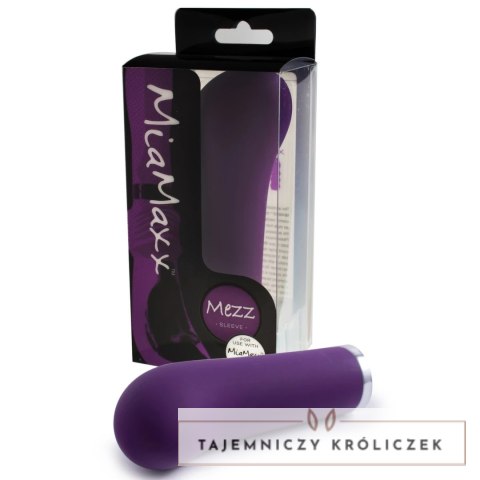 MiaMaxx Mezz Sleeve G-Spot Purple - Nakładka silikonowa do MiaMaxx, fioletowa MiaMaxx