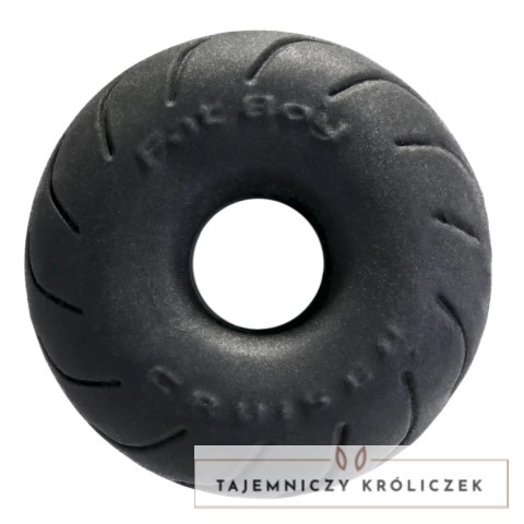 Perfect Fit Cruiser Ring 6,4 cm Black - elastyczny pierścień SilaSkin Perfect Fit