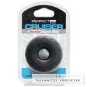 Perfect Fit Cruiser Ring 6,4 cm Black - elastyczny pierścień SilaSkin Perfect Fit