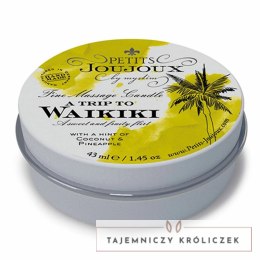 Petits Joujoux Waikiki Świeca do masażu kokos i ananas 33g Petits Joujoux