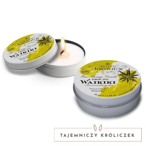 Petits Joujoux Waikiki Świeca do masażu kokos i ananas 33g Petits Joujoux