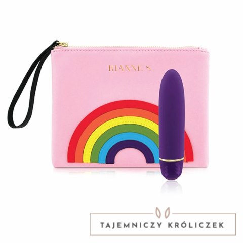 Rocks-Off Classique Vibe Pride Deep Purple - 7 trybow, silikonowy, 12 cm Rianne S