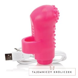 Screaming O Charged FingO Pink - Kompaktowy model z 10 trybami pracy The Screaming O