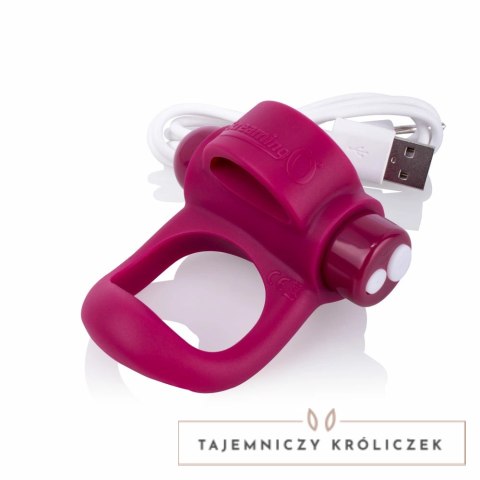 Screaming O You Turn Plus Merlot - Pierścień silikonowy z funkcją wibracji The Screaming O